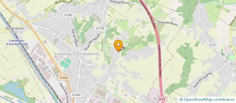 localisation de l'entreprise SCI EVE  CASTELNAU-D'ESTRETEFONDS