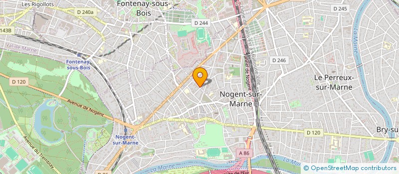 localisation de l'entreprise SCI EVE à NOGENT-SUR-MARNE