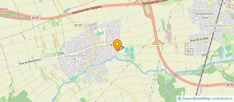 localisation de l'entreprise SCI EVE  GEISPOLSHEIM