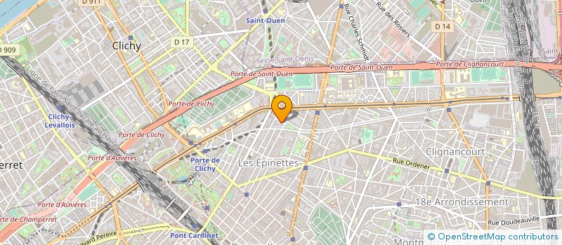 localisation de l'entreprise SCI EVE  PARIS