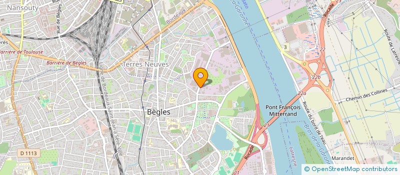 localisation de l'entreprise SCI EVE BRUNAUD à BEGLES