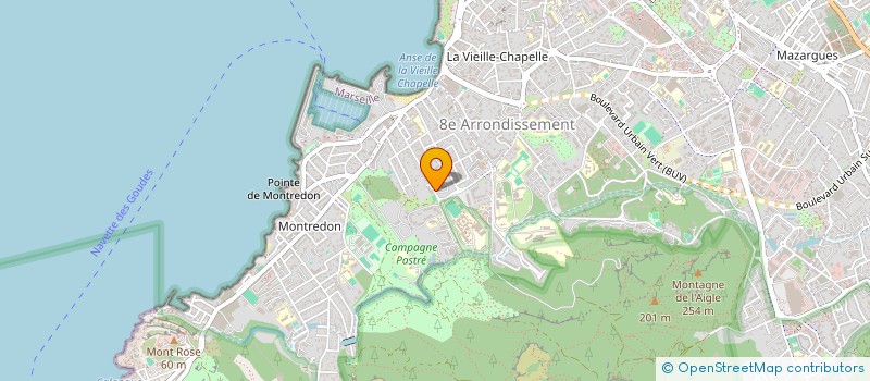 localisation de l'entreprise SCI EVE ET FLORE à MARSEILLE