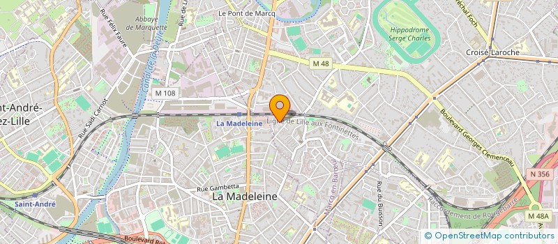 localisation de l'entreprise SCI EVE ET PAUL à MARCQ-EN-BARŒUL