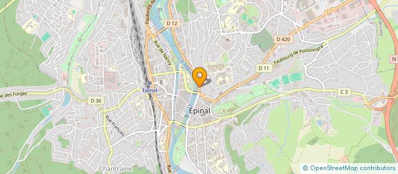 localisation de l'entreprise SCI EVE & SASHA  EPINAL