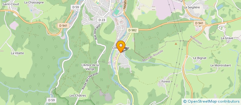 localisation de l'entreprise SCI EVEARD  MOUTIER-ROZEILLE