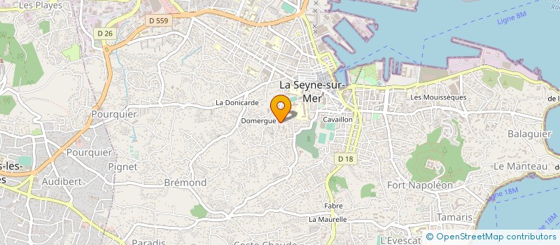 localisation de l'entreprise SCI EVEIL à LA SEYNE-SUR-MER