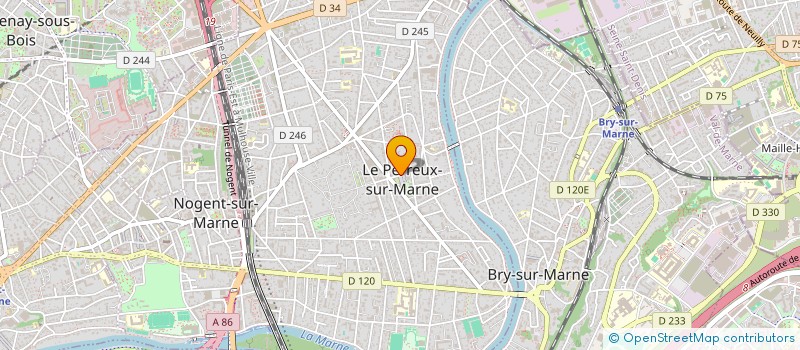 localisation de l'entreprise SCI EVELYNE BENAIM  LE PERREUX-SUR-MARNE