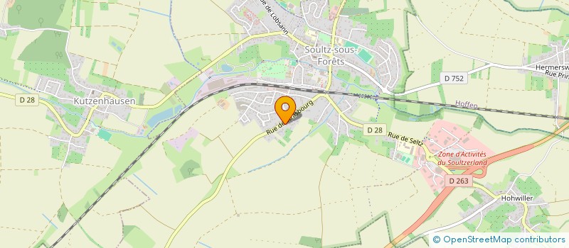 localisation de l'entreprise SCI EVEMI  SOULTZ-SOUS-FORETS
