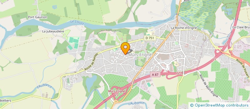 localisation de l'entreprise SCI EVEMIMAJU  MURS-ERIGNE