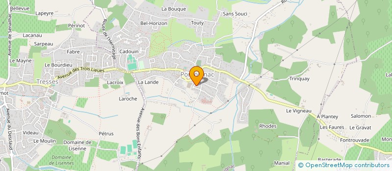 localisation de l'entreprise SCI EVENAT  POMPIGNAC