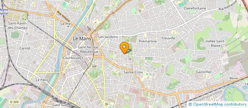 localisation de l'entreprise SCI EVENTAIL 2  LE MANS