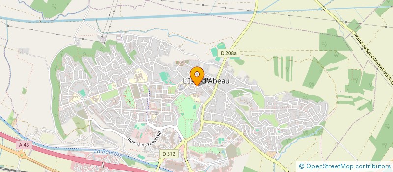 localisation de l'entreprise SCI EVENTS ENVIRONNEMENT  L'ISLE-D'ABEAU