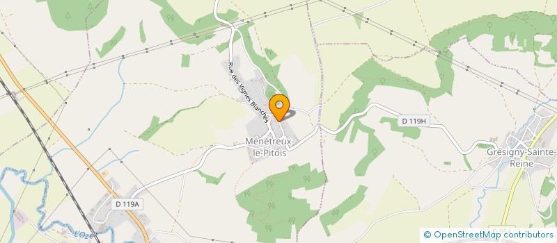 localisation de l'entreprise SCI EVER  MENETREUX-LE-PITOIS