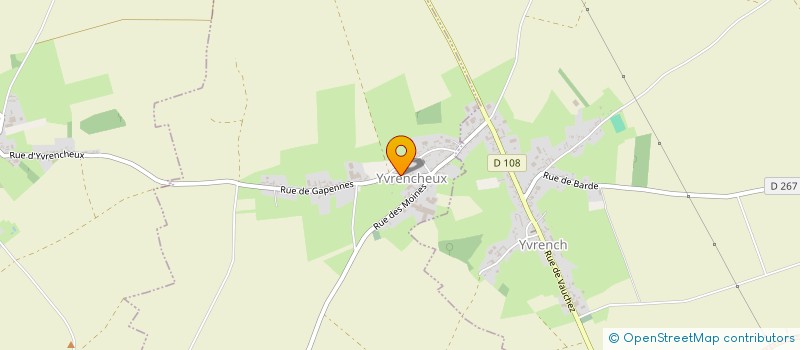 localisation de l'entreprise SCI EVER  YVRENCHEUX