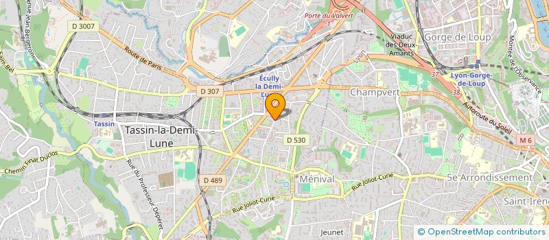 localisation de l'entreprise SCI EVEREST  TASSIN-LA-DEMI-LUNE