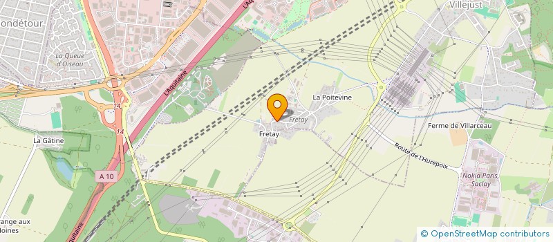 localisation de l'entreprise SCI EVERGREEN  VILLEJUST