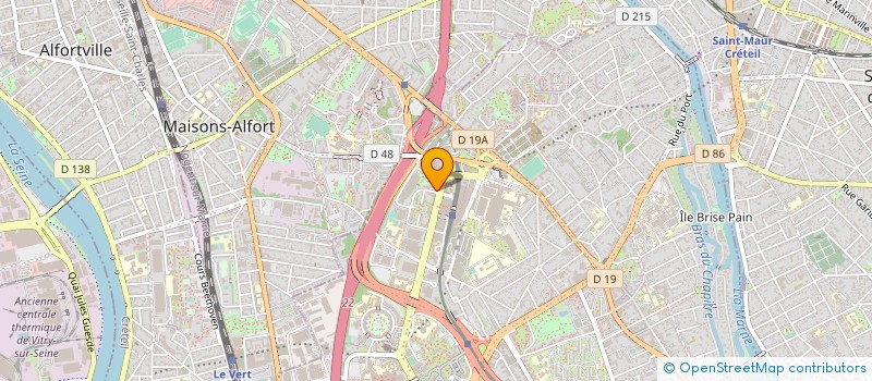 localisation de l'entreprise SCI EVERI à CRETEIL