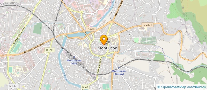 localisation de l'entreprise SCI EVERIC à MONTLUCON