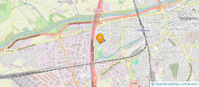 localisation de l'entreprise SCI EVERIC  PERPIGNAN