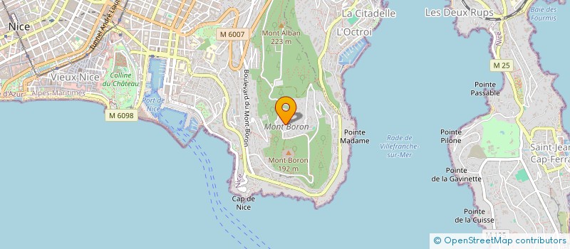 localisation de l'entreprise SCI EVERT à NICE