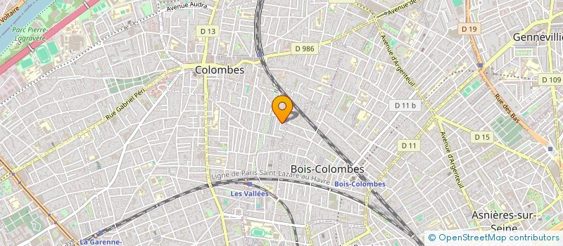 localisation de l'entreprise SCI EVERVIM à COLOMBES