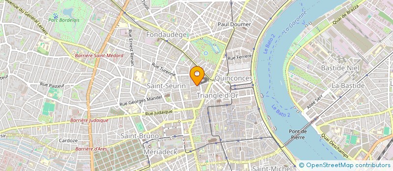 localisation de l'entreprise SCI EVESCOT INVESTS  BORDEAUX