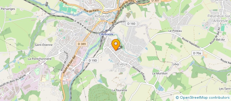 localisation de l'entreprise SCI EVEUSIENNE  EVEUX