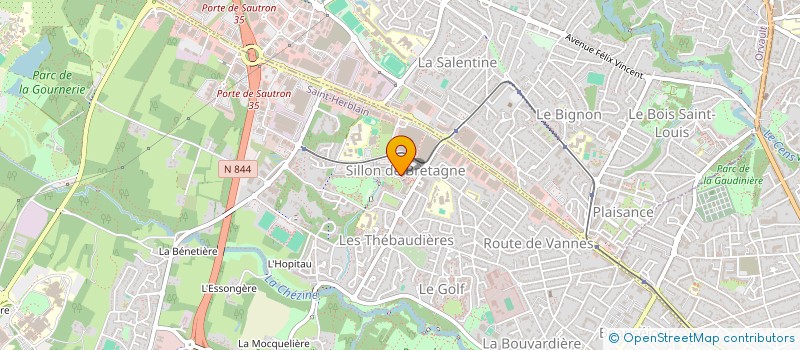 localisation de l'entreprise SCI EVEZ  SAINT-HERBLAIN