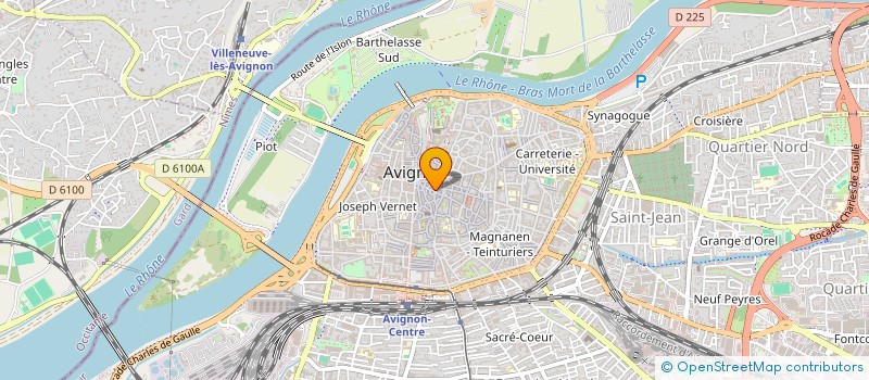 localisation de l'entreprise SCI EVI  AVIGNON