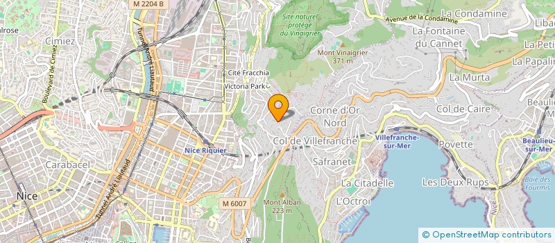 localisation de l'entreprise SCI EVIC'ART à NICE