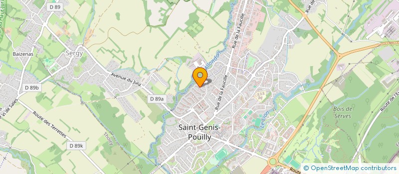 localisation de l'entreprise SCI EVIDENCE à SAINT-GENIS-POUILLY