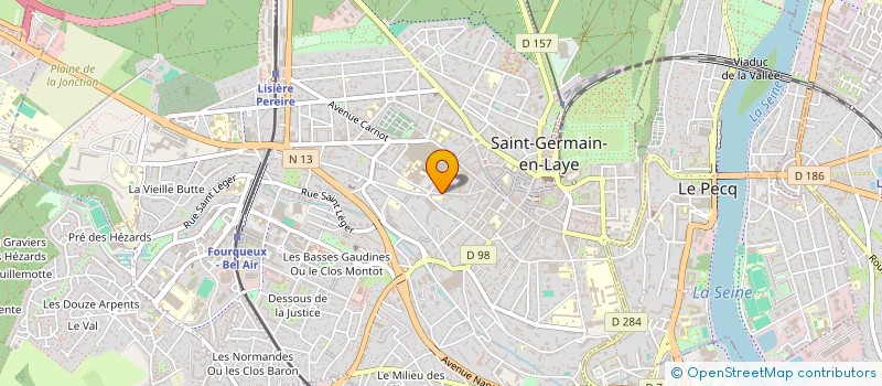 localisation de l'entreprise SCI EVIDENCE  SAINT-GERMAIN-EN-LAYE