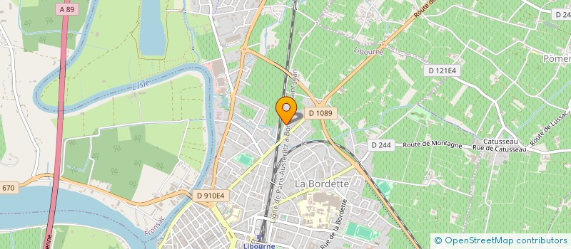 localisation de l'entreprise SCI EVIDENCE  LIBOURNE