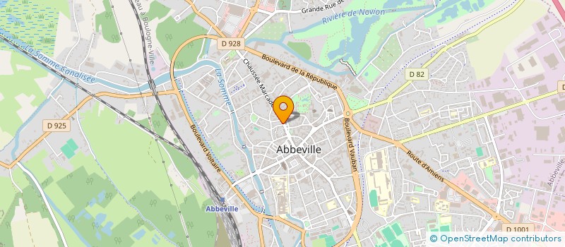 localisation de l'entreprise SCI EVIDENCE à ABBEVILLE