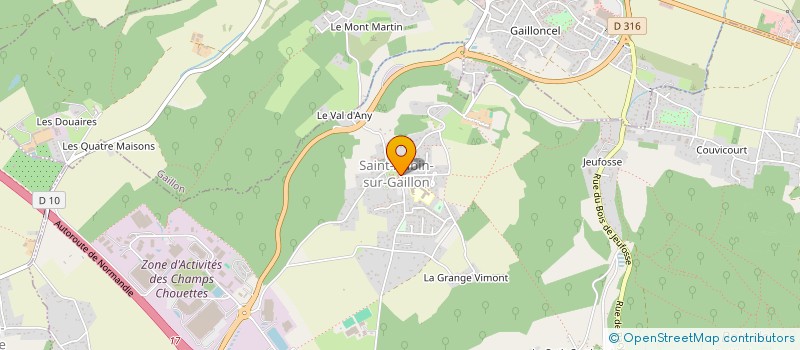 localisation de l'entreprise SCI EVIDENCIA  SAINT-AUBIN-SUR-GAILLON