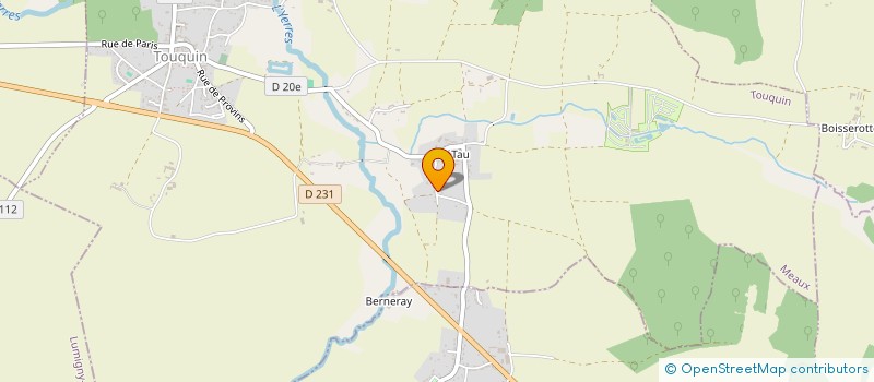 localisation de l'entreprise SCI EVIDENCIA  TOUQUIN