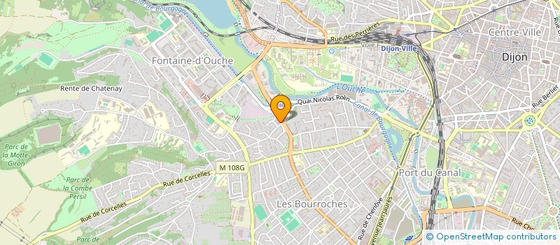 localisation de l'entreprise SCI EVILA à DIJON