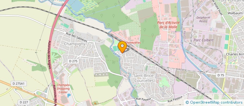 localisation de l'entreprise SCI EVIM51  SAINT-BRICE-COURCELLES