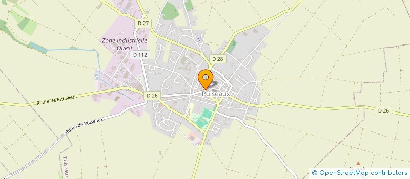localisation de l'entreprise SCI EVIMO  PUISEAUX