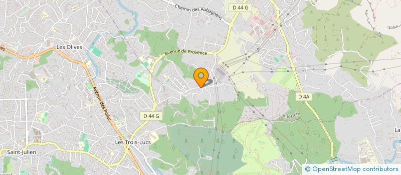 localisation de l'entreprise SCI EVIN  ALLAUCH