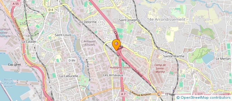 localisation de l'entreprise SCI EVIN à MARSEILLE