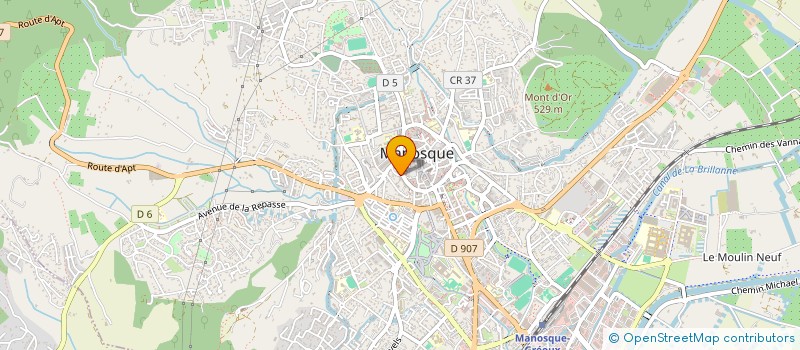 localisation de l'entreprise SCI EVIO  MANOSQUE