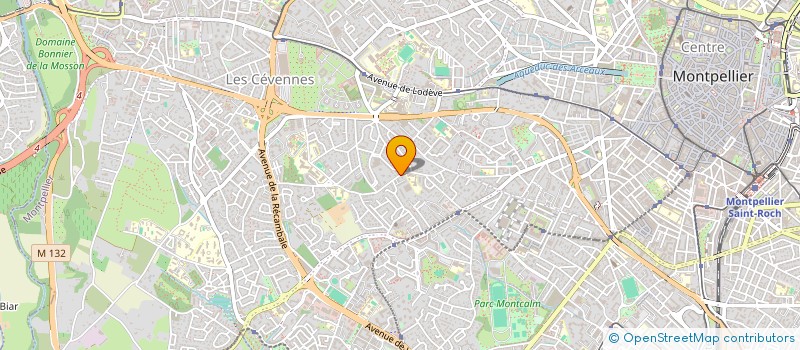 localisation de l'entreprise SCI EVIRAL  MONTPELLIER