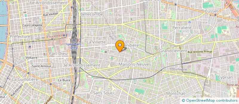 localisation de l'entreprise SCI EVITAN  LYON