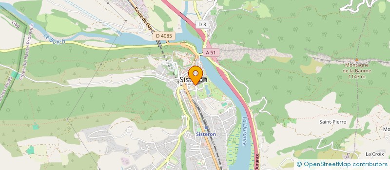 localisation de l'entreprise SCI EVITEO  SISTERON