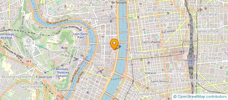 localisation de l'entreprise SCI EVM  LYON