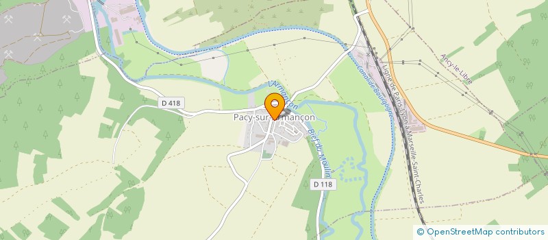 localisation de l'entreprise SCI EVM  PACY-SUR-ARMANCON