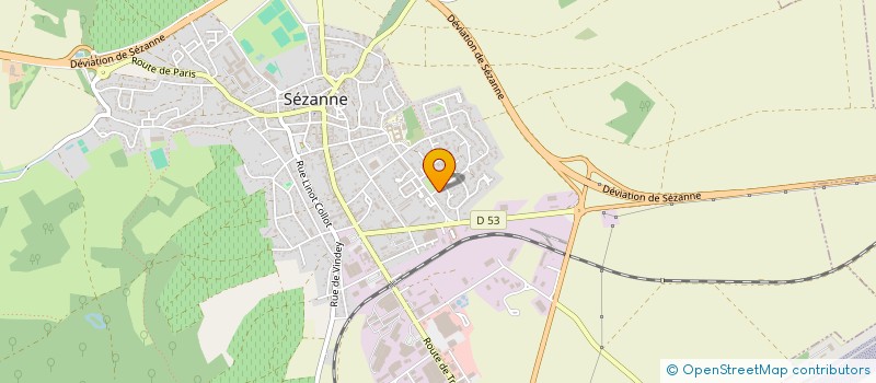 localisation de l'entreprise SCI EVMB à SEZANNE