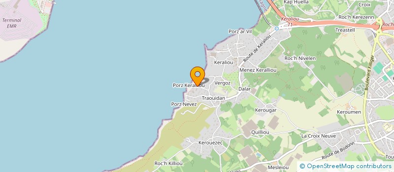 localisation de l'entreprise SCI EVO  PLOUGASTEL-DAOULAS