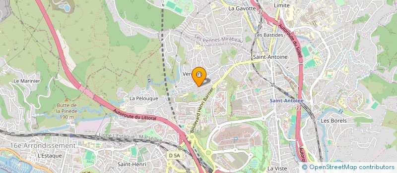 localisation de l'entreprise SCI EVO à MARSEILLE